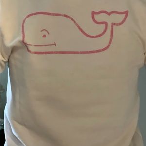 Vineyard Vines- EUC-3/4 sweat shirt girls size 14 fits like women small-cute!